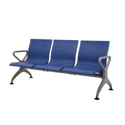 Современный стильный полиуретановый стул для ожидания в аэропорту