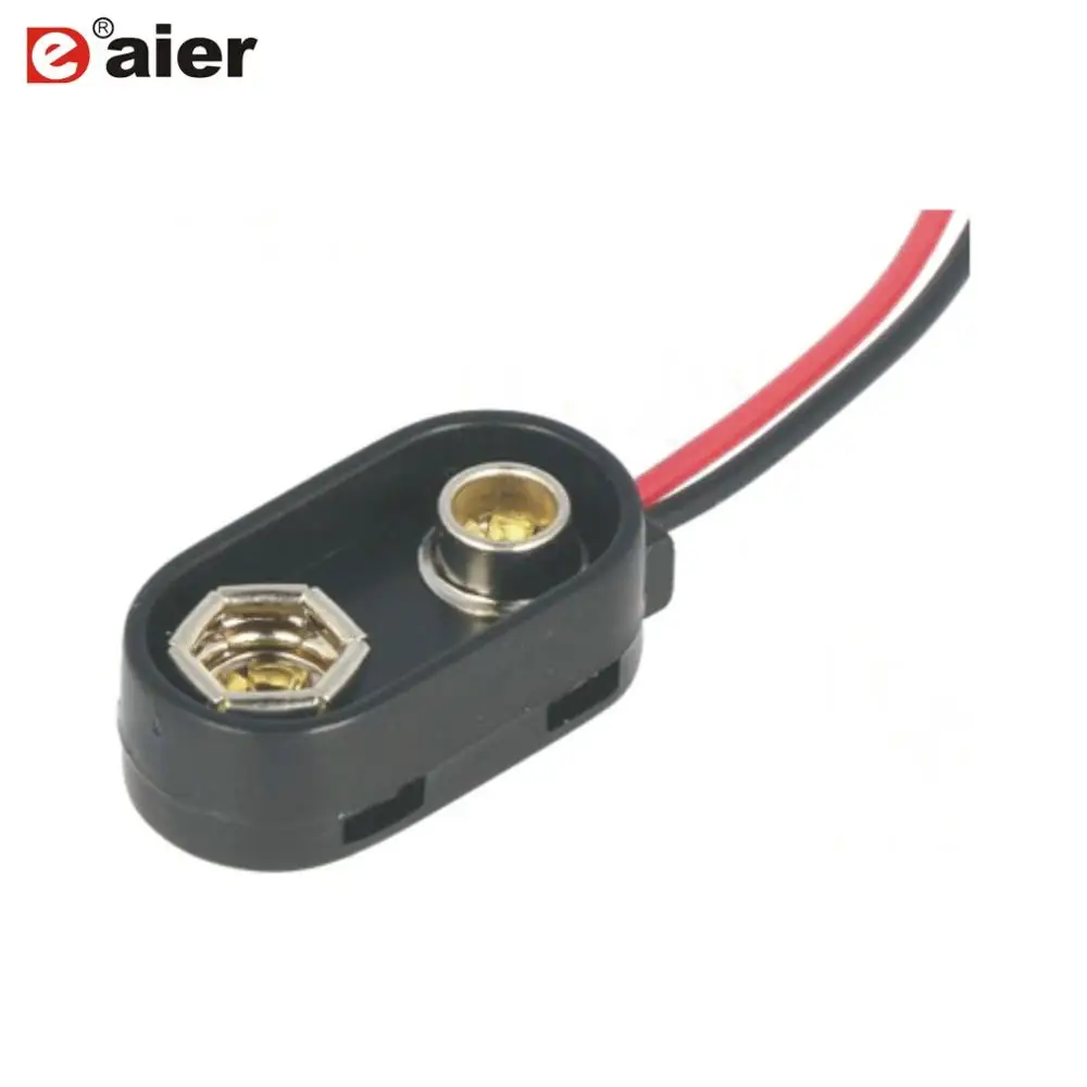
I Type Plastic Housing 9 Volt Battery Snap Connector 