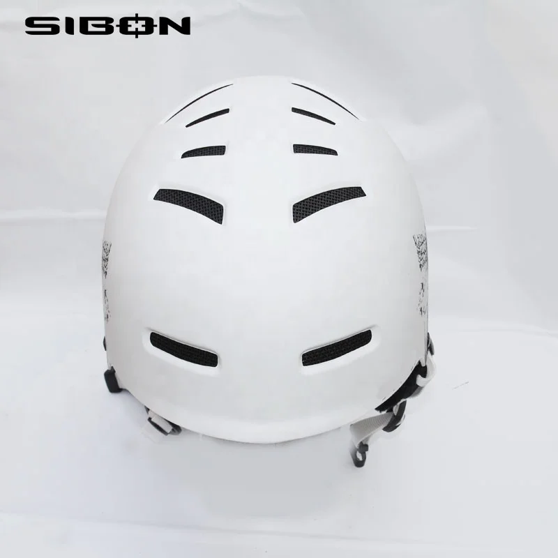 
SIBON B0822108 CE 14 air vents ABS shell removable goggle lock strap washable liner kids ski helmet oem 