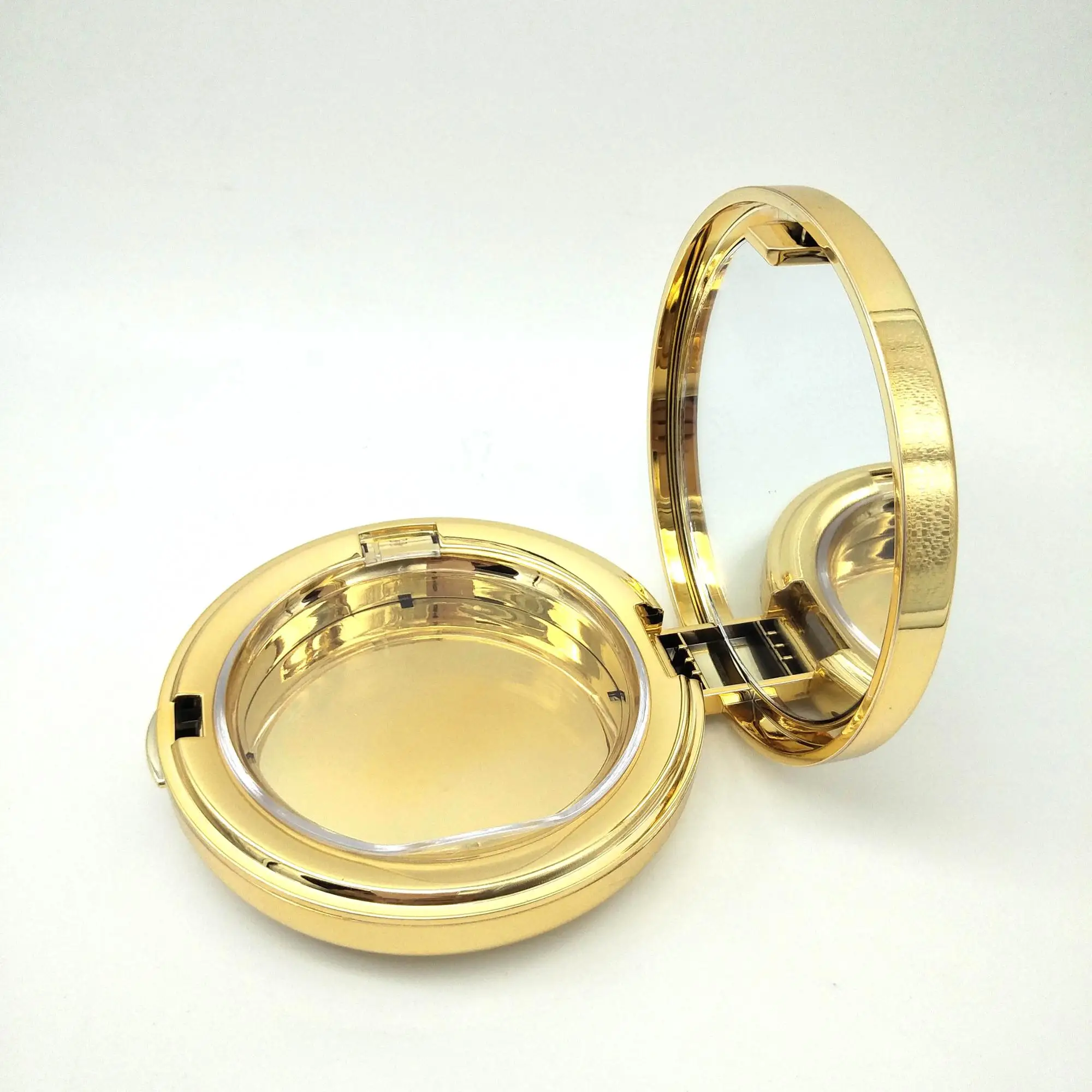 WH-F125 Luxury OEM round empty pressed powder compact case