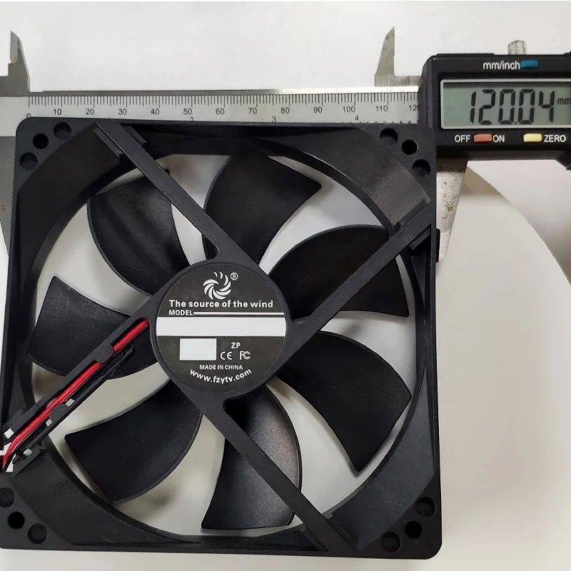 Small plastic 120mm computer pc120x120x25mm 5inch 12v 24v dc cooling axial flow fan
