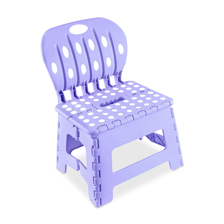 
factory price save space backrest folding step chair 