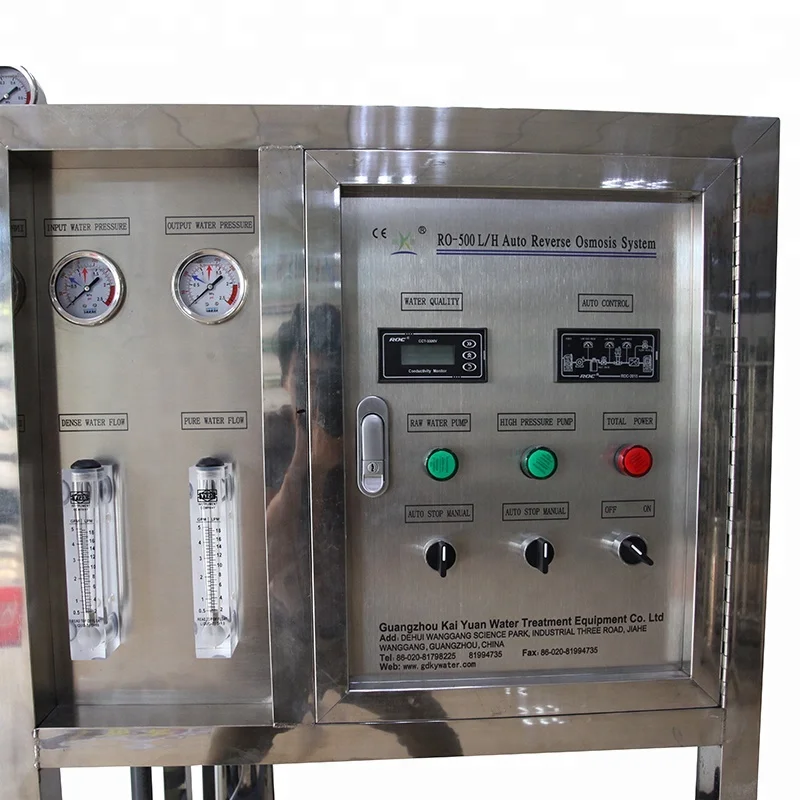 500LPH borehole underground salty drinking pure water making machine treatment plant