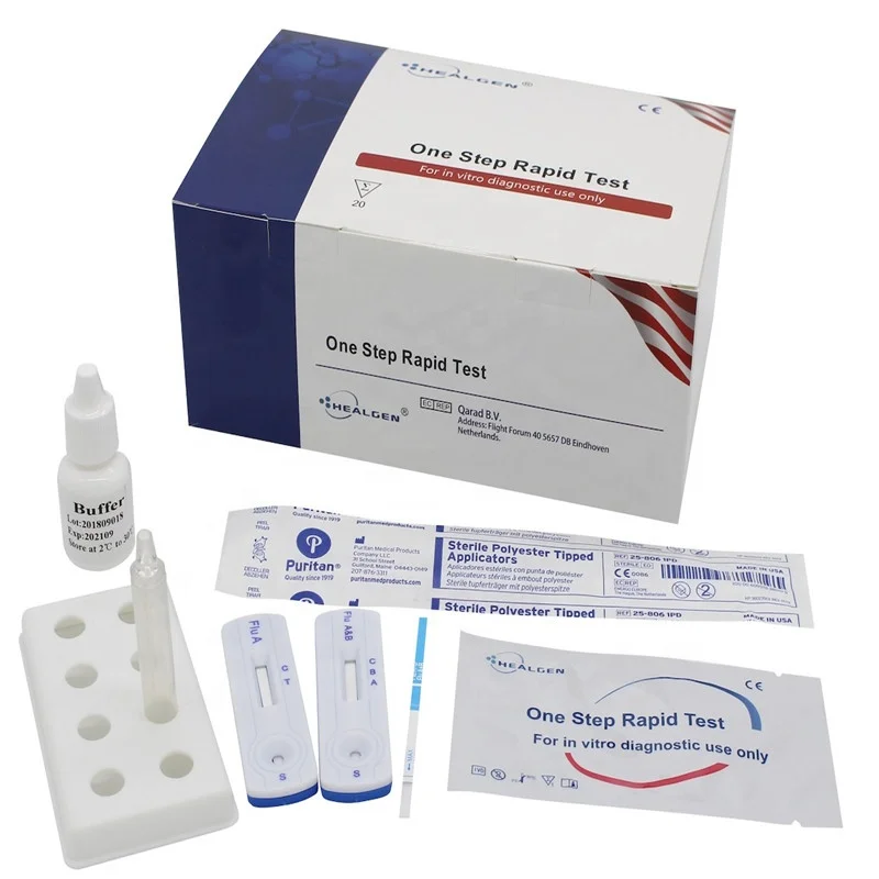 Europe Approved influenza Antigen Detection  Kit flu a/b swab antigen rapid Test Kit