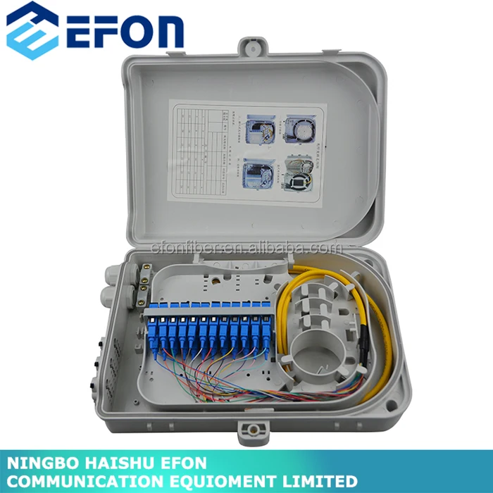 коробка Может быть использован в помещении или на открытом воздухе, 24 Порта ftth-fiber коробки распределительные