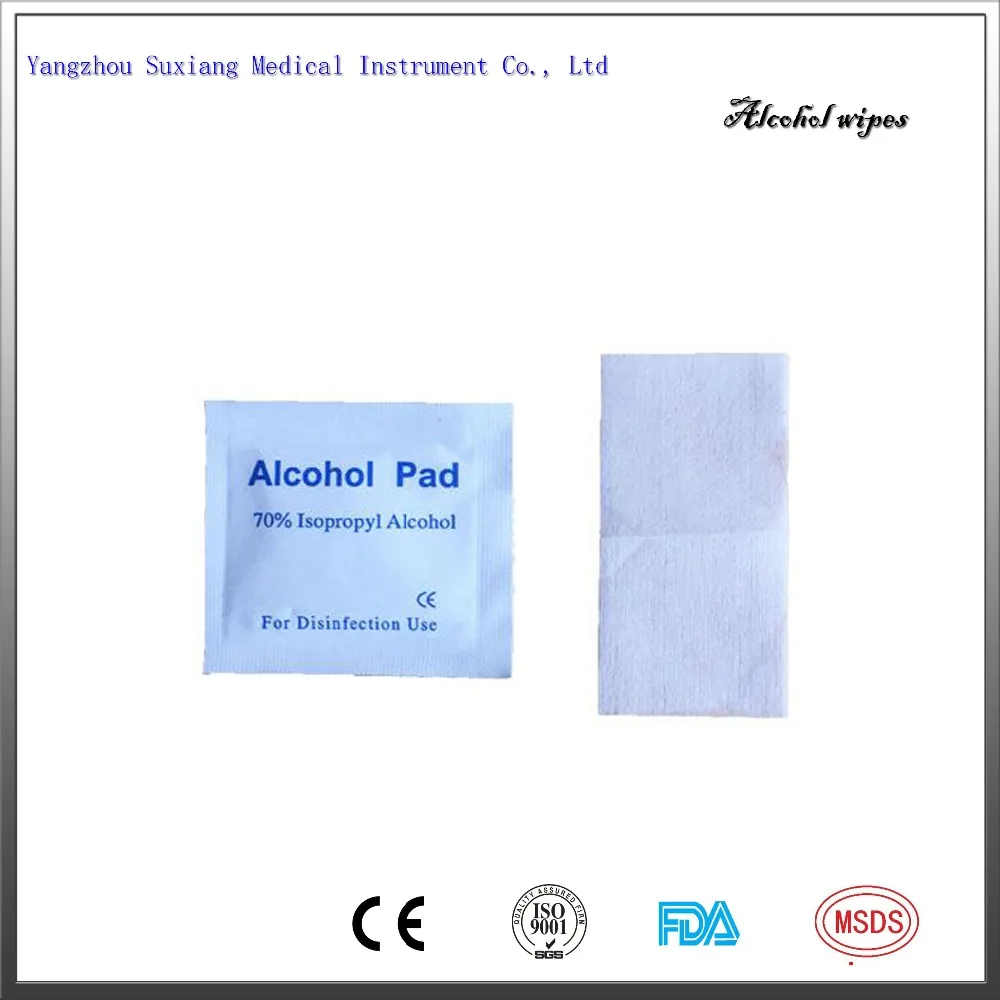 
 Стерильная прокладка из нетканого материала, 70% изопропиловая спиртовая прокладка и салфетка для очистки  