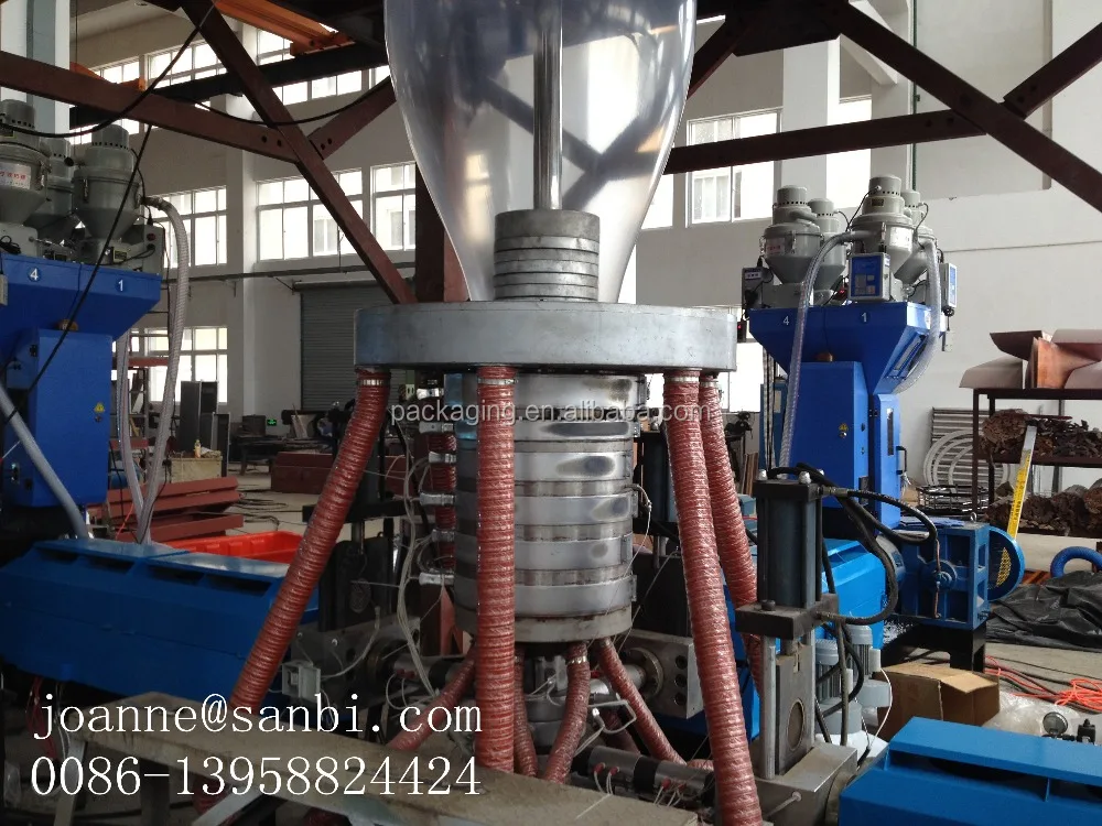 2021 Hot  High capacity Three layers PE film blow machine