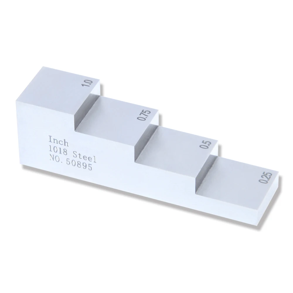 Factory OEM Ultrasonic Step Wedge Shape Thickness Calibration Blocks