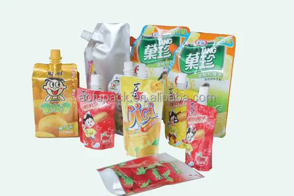 
Hydrogen Water/Juice Spout Premade Bag Filling Sealing Machine/Standing Pouch Filling And Sealing machine 