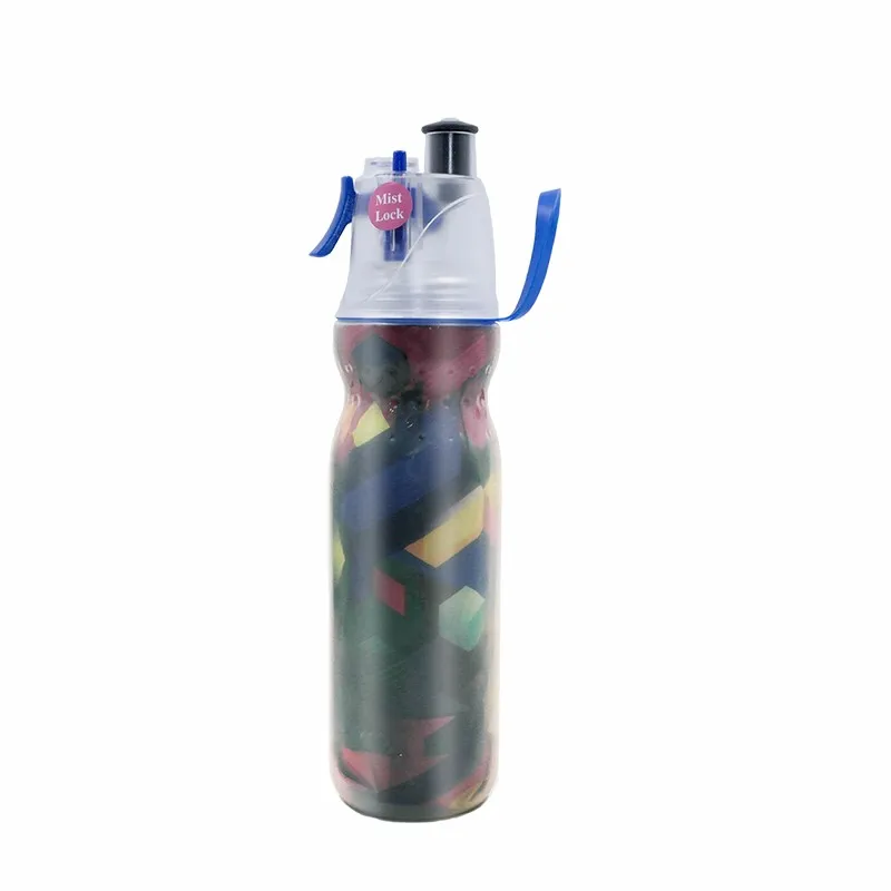17 oz 500ml BPA Free Keep Cool Insulated Bike Water Bottle sport Spray Mist Squeeze Bottle