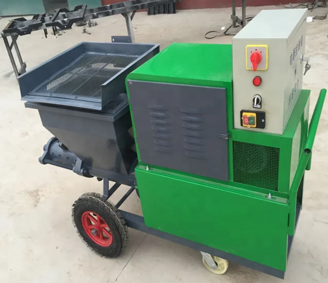 Cement Wet Sand Spraying Machine Cement Mortar Mixing Pumping Screeding Grouting Spraying