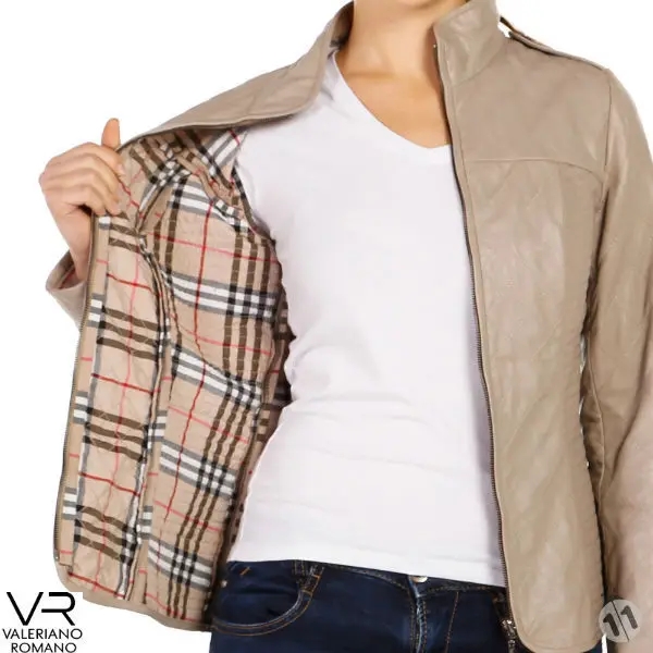 Темно-синяя кожаная одежда натуральная куртка и пальто 2015 белый бренд Valeriano Romano для взрослых