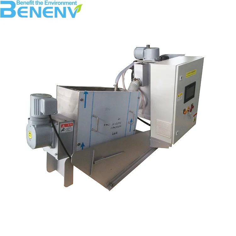 Clog Free Multiple Disc Screw Press Mobile Sludge Dewatering for Industrial Wastewater (MDS101)