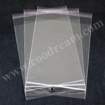 Self Adhesive Plastic Bag for Packing with a Hole of Hang