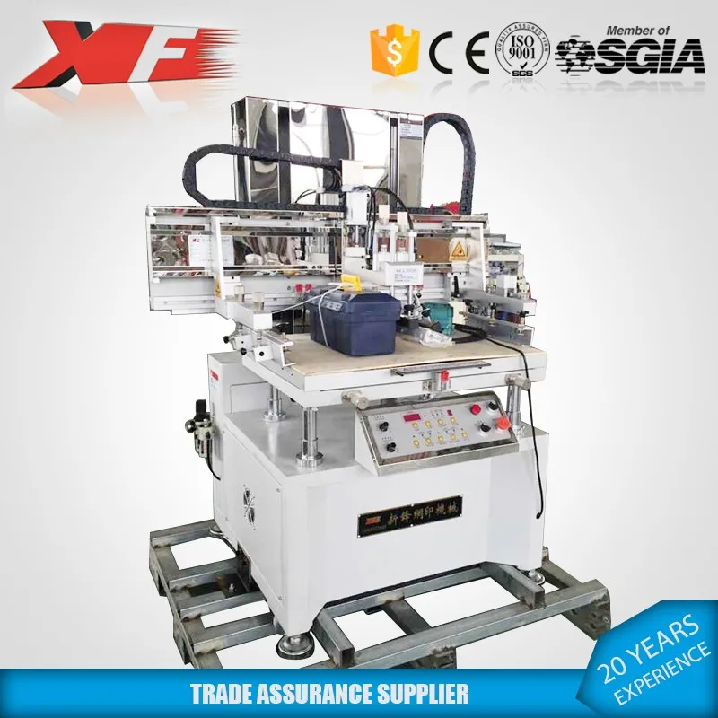 1-8 color semi-auto glass bottle screen printing machine