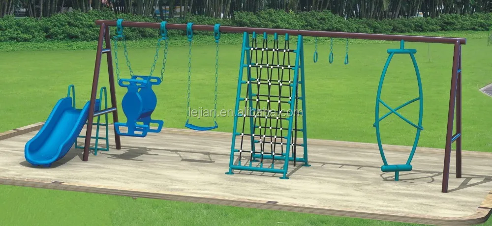 Nursery school beautiful and funny kids area swing set