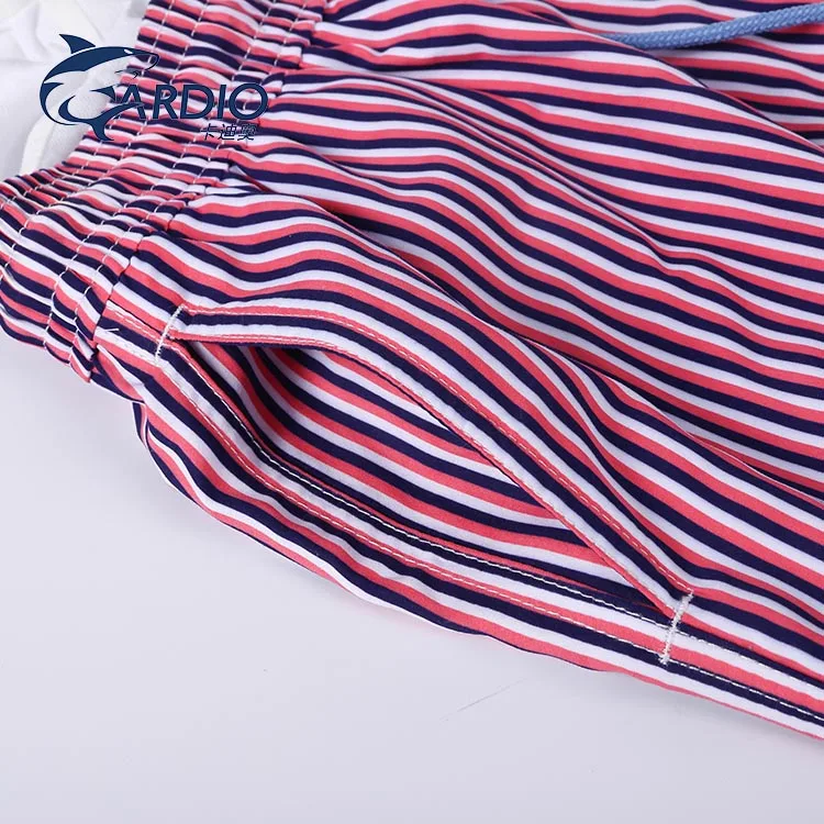 wholesale customize latex free swimsuits washed swim shorts for men short swim trunks