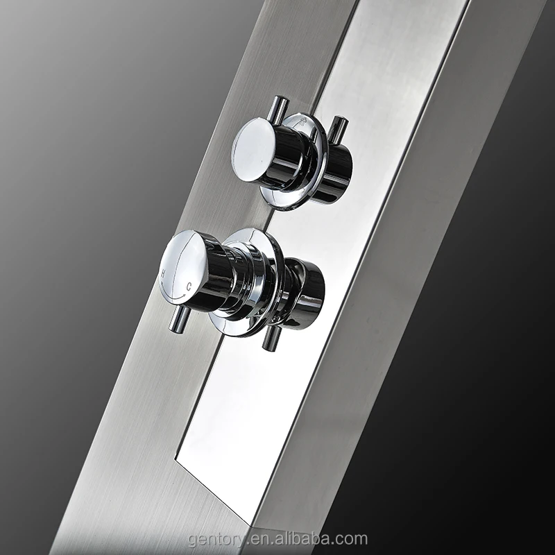 Готовые водопроводные краны S308 для ванной комнаты, Набор насадок для душа из нержавеющей стали, панели