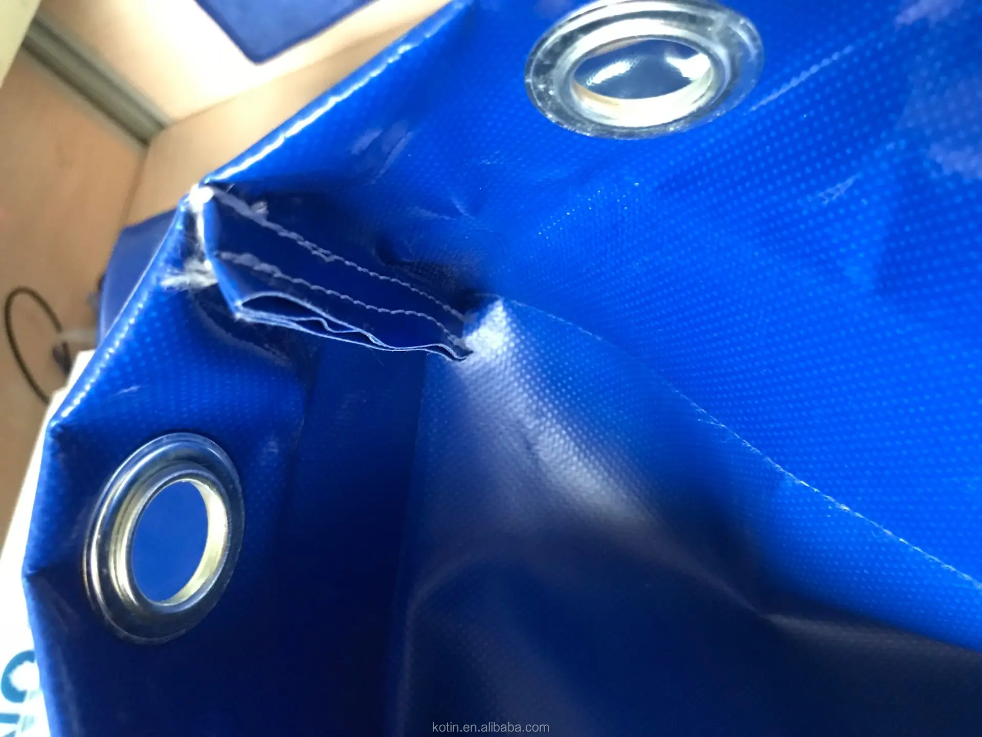 PVC  plastic cover marine vinyl fabric  heavy duty 650gsm Blue tarpaulin 1000d*1000D 18*18 Glossy & Matte