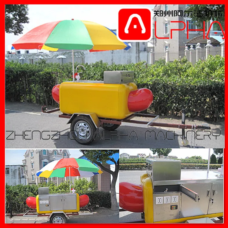 Good News/China Mobile Food Cart /Fast Food Caravan for Sale