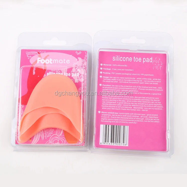 ladies ballet dancing foot pain relief SEBS silicone gel toe cap and toe protector