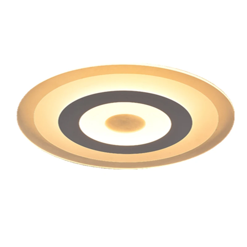 modern ultra-thin chandelier lighting round bedroom light living room acrylic chandelier