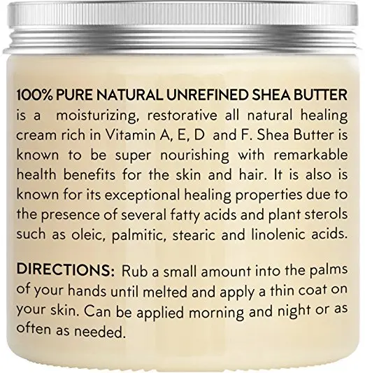 Nature Skin Care Unrefined Raw Shea Butter
