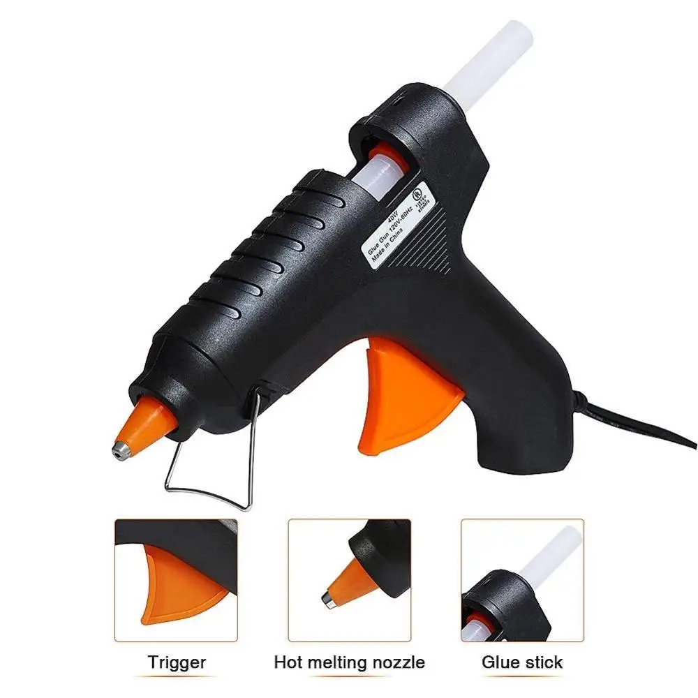 120V/60HZ 40W Mini Hot Melt Craft Glue Gun Kit