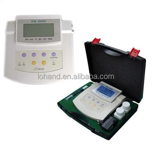 Многофункциональный настольный цифровой лабораторный прибор для измерения качества воды, измеритель ph mV T cf ec tds