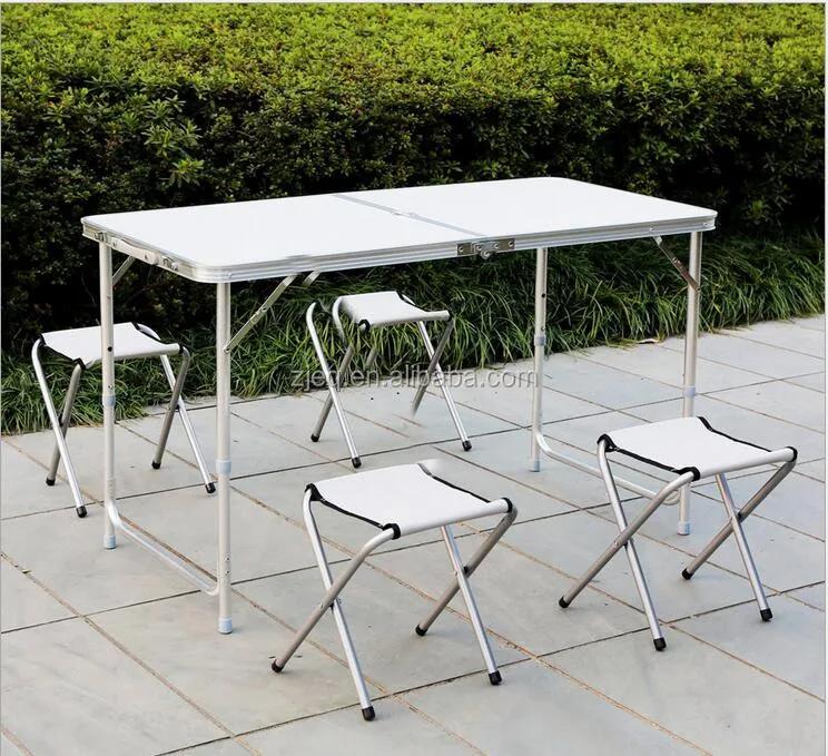 
Лидер продаж, многофункциональный портативный алюминиевый складной стол для пикника на открытом воздухе, стол и стул 