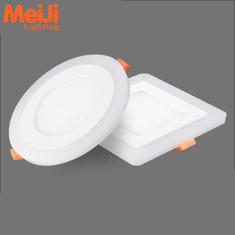 ceiling decorative lighting energy saving double color led panel light dimmable