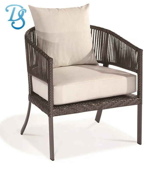 rattan sofa aluminium frame outdoor furniture sofa  patio sofa sets with cushion