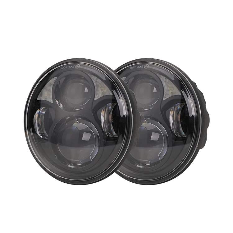 Круглые мотоциклетные светодиодные фары LOYO 5 75 дюйма 12 В 40 Вт дальнего и ближнего света для