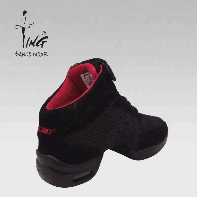 Breathable Mesh Modern Sports Dance Sneakers Men Shoe Box Black