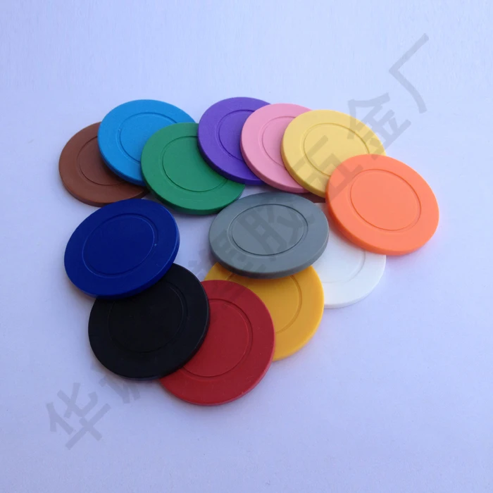 4G ABS plastic jeton print your logo on both side,plastic token print your logo