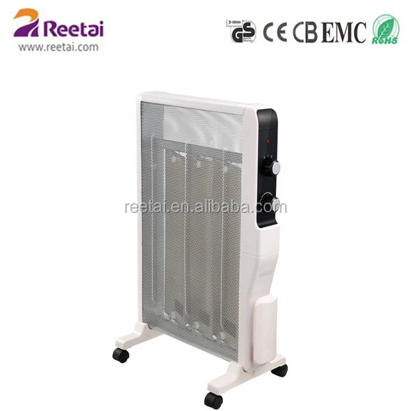 IP24 Water Proof 2 in 1 Radiant Heat Indoor Portable Oil Free Heater with Overheat Protection and Adjustable Thermostat