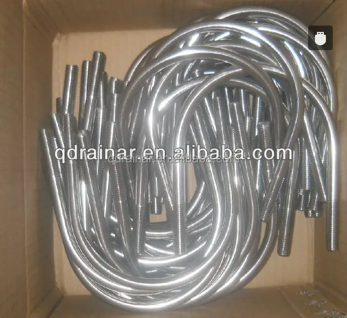 ss316 ss304 u bolt stainless steel pipe clamp bolt