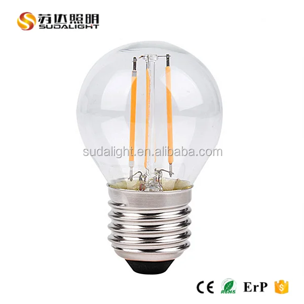 Bulb Lights Item Type and Glass Lamp Body Material  C35 led filament bulb E14 LED Filament Lamp