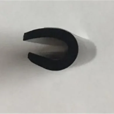 Flexible chrome and black pvc U shape edge trim for helmet