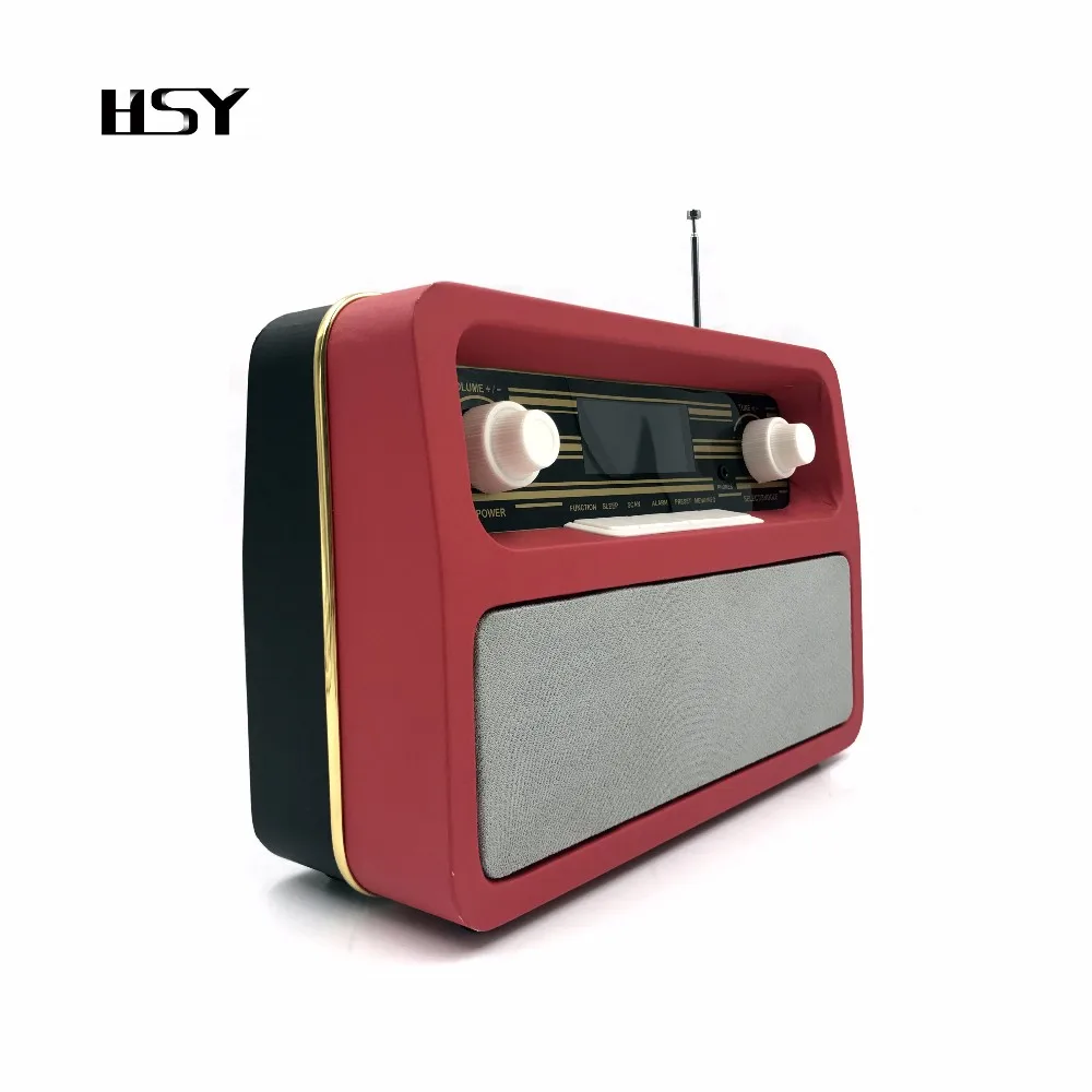 Винтажный AM/FM USB плеер, портативный DAB радиоприемник, цифровой домашний радиоприемник для европейского рынка