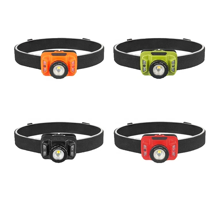 Яркий зуммируемый светодиодный налобный фонарь с usb-зарядкой и мощным датчиком для кемпинга