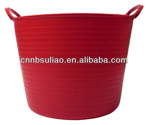 pe soft plastic garden bucket
