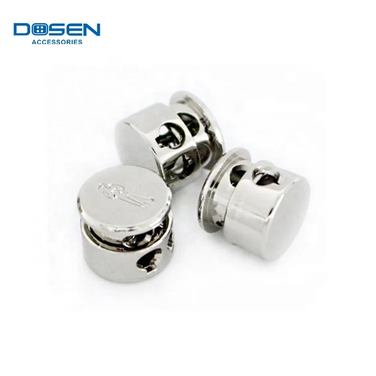 Металлический цилиндр серебряный шнурок металлический шнур эластичный шнур замок