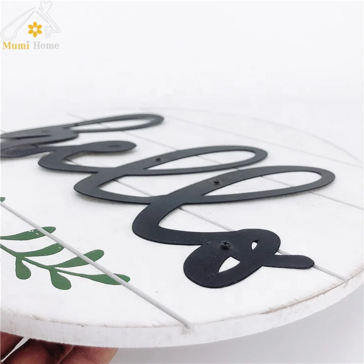 Hot selling round wood sign mdf wood plaque blank