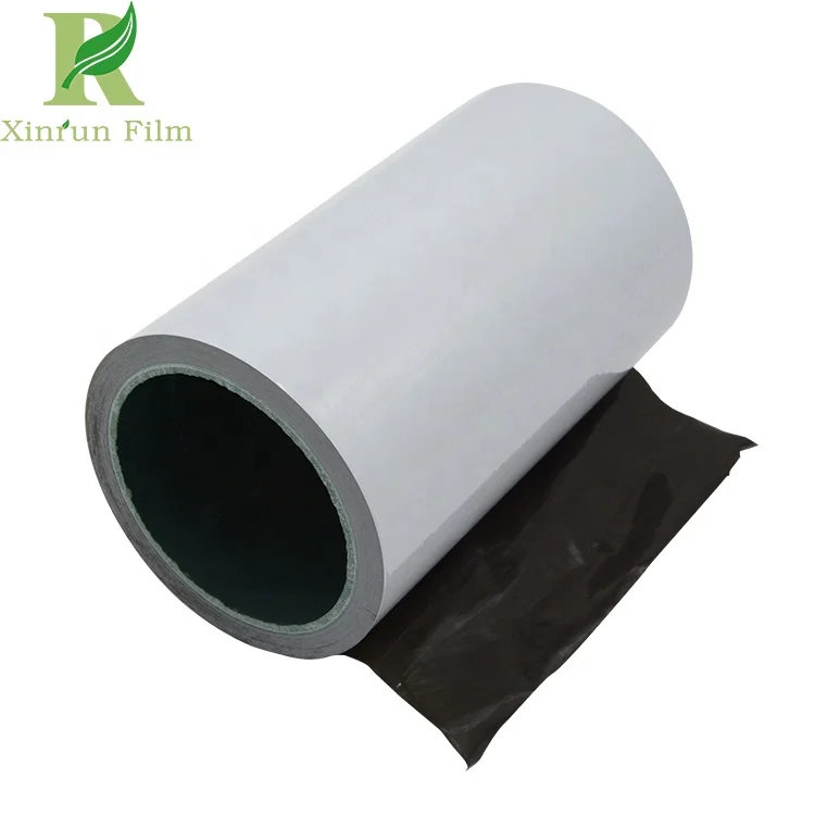 No Gluing Self Adhesive Surface Protective Black and White Film (for metals,ceilings...)