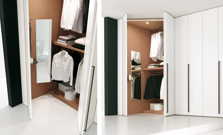 high gloss MDF modern design double color wardrobe bedroom thomasville bedroom furniture