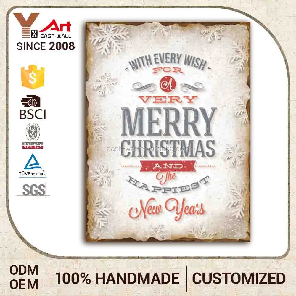 Индивидуальный дизайн ретро настенные украшения утюг стене мемориальная доска на рождество