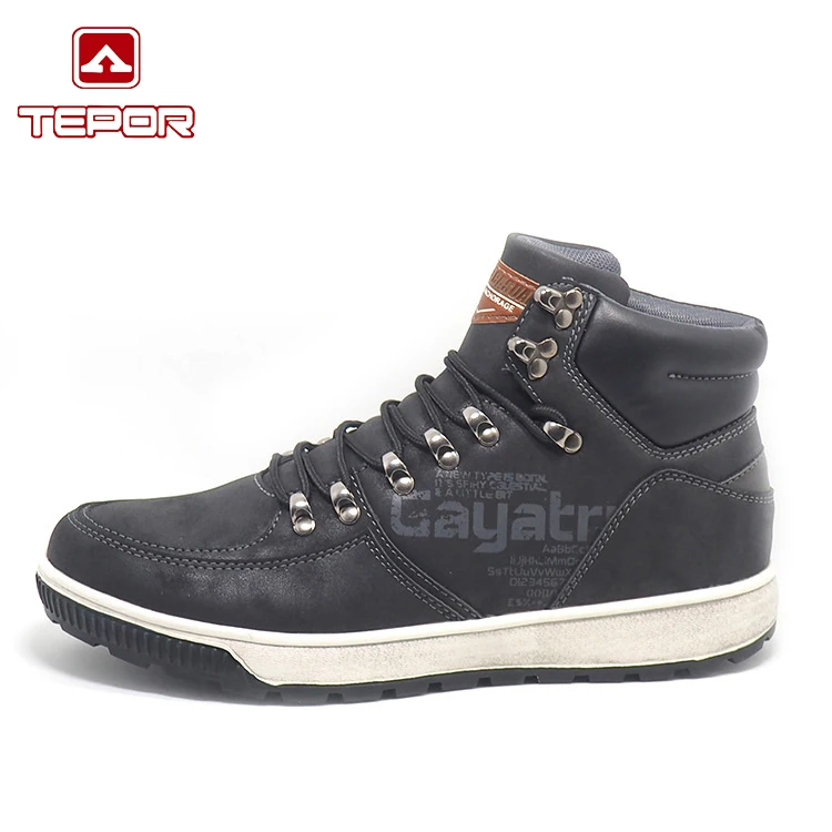 
Comfortable Fashion Black High Neck Man Sport Casual Shoe 