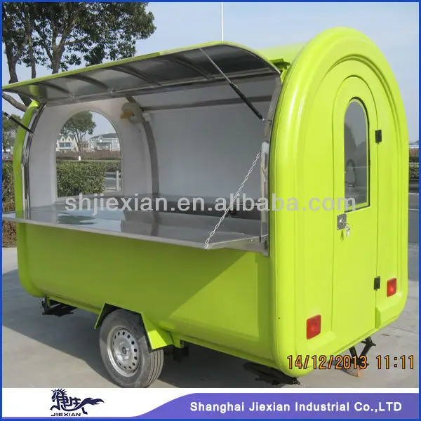 JX-FR280B Portable Container Vending Mobile Coffee Shop Booth Kiosk with Wheels