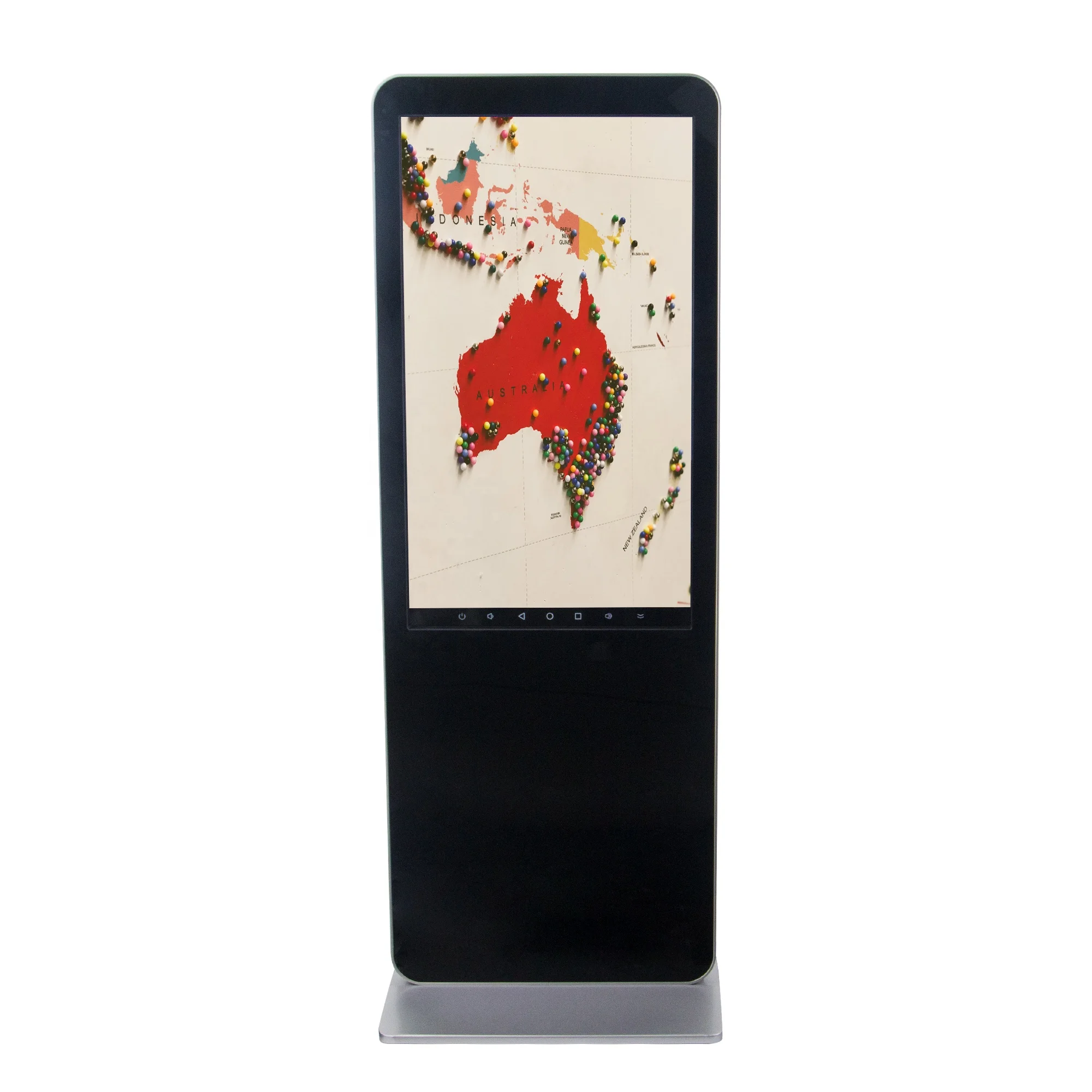 43 inch touch screen LCD floor standing digital sinage for indoor shopping mall advertising display